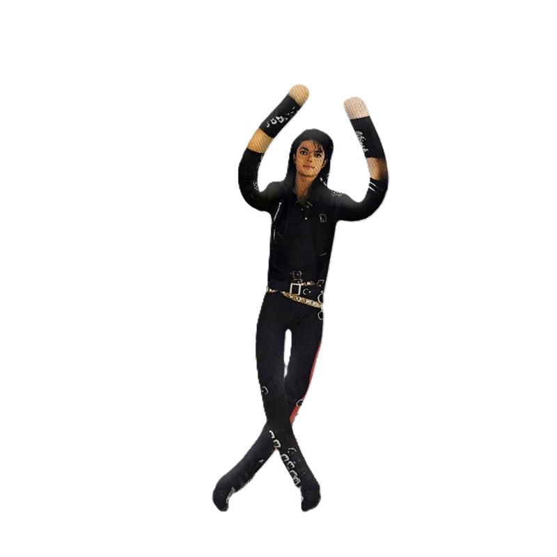 Anime Merchandise Plush Toys - Boneco de Pelúcia Articulado Michael Jackson