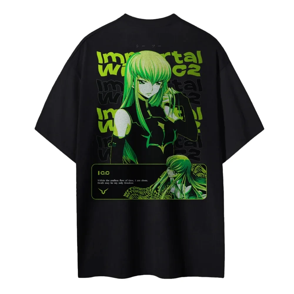 Anime Merchandise Shop - Nova camiseta Code Geass C.C. Personagem