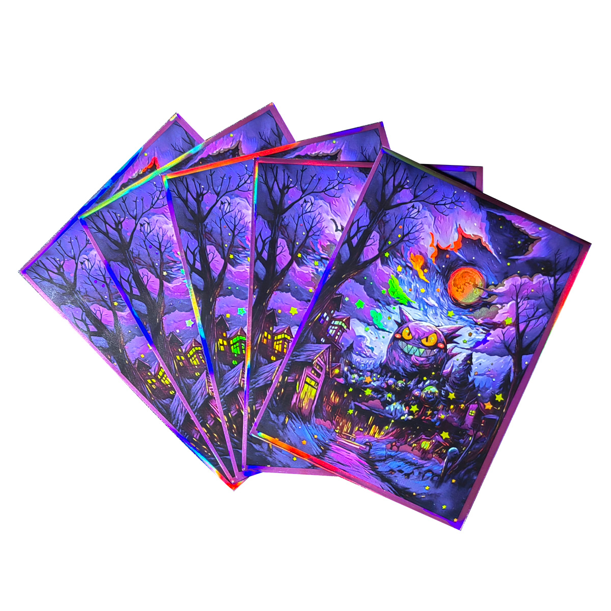 Collector Card Sleeve - 60PCS 66x91mm Protetores de Cartas Holográficas