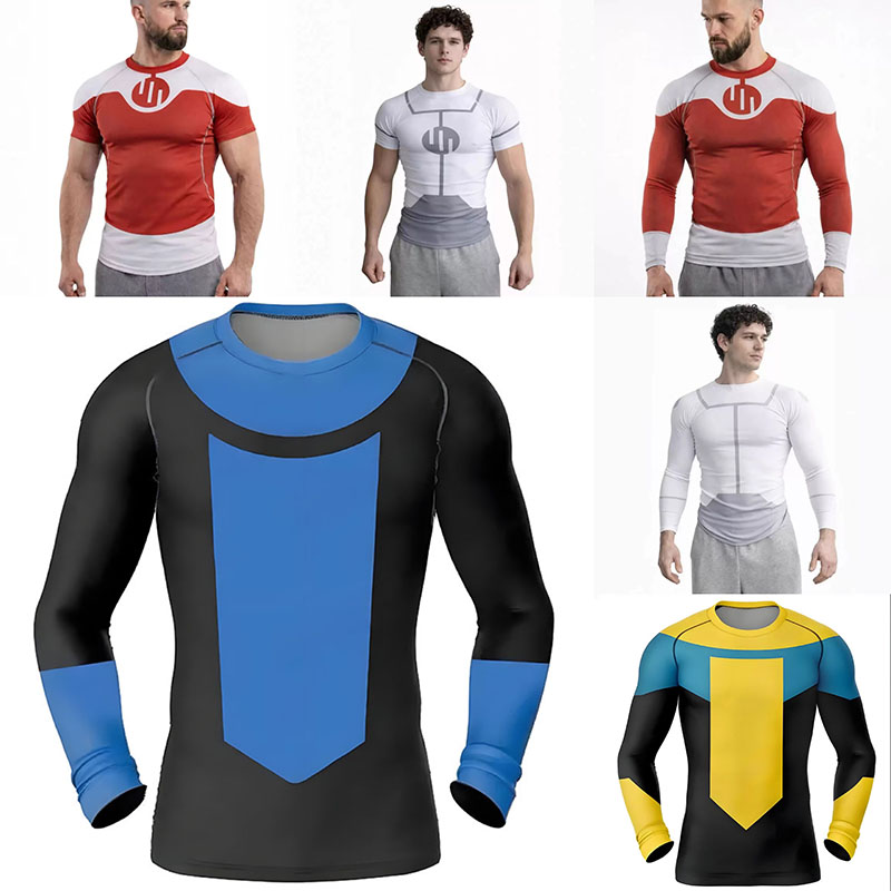 Anime Merchandise For Women - Nova Camiseta Rash Guard Invencível para