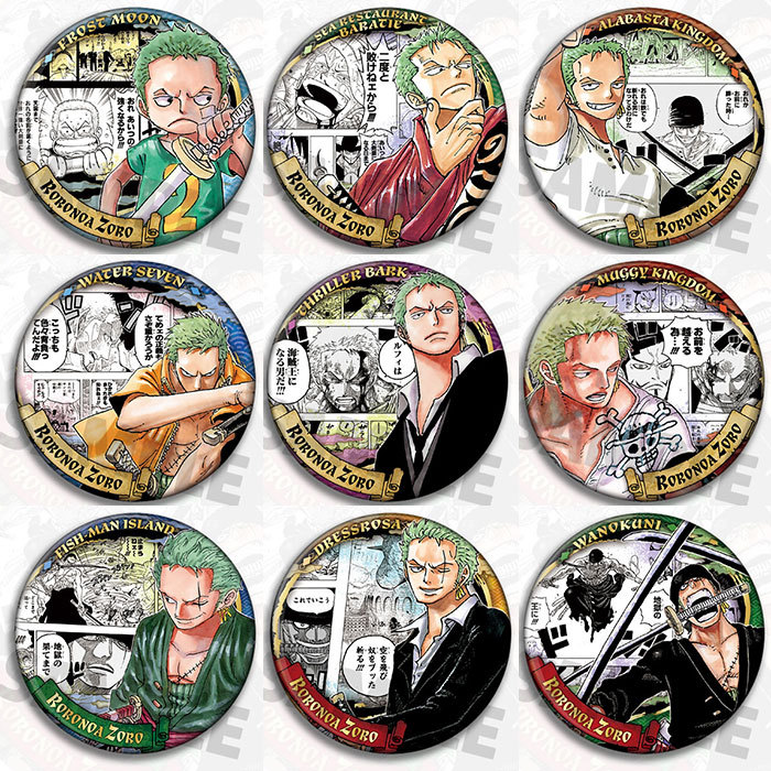 Zoro Anime Merchandise - Uma peça zoro anime crachá broche
