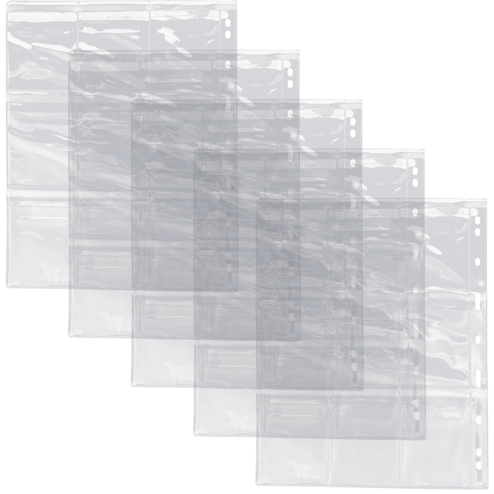 Collector Card Sleeve - 5 Porta-Moedas para Colecionadores, Protetores de