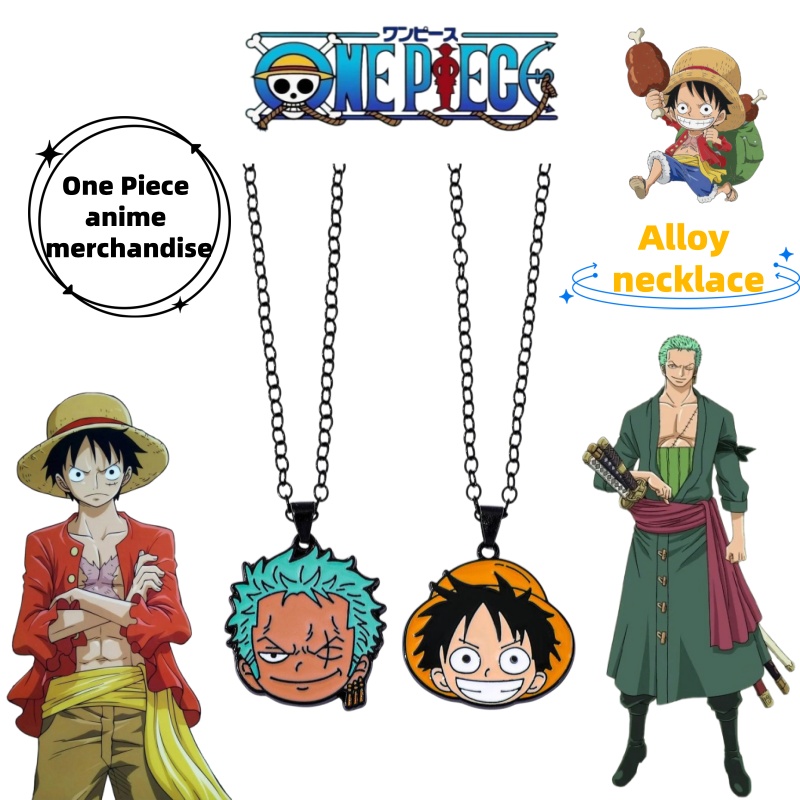 Zoro Anime Merchandise - Novo Colar de Personagens Luffy e