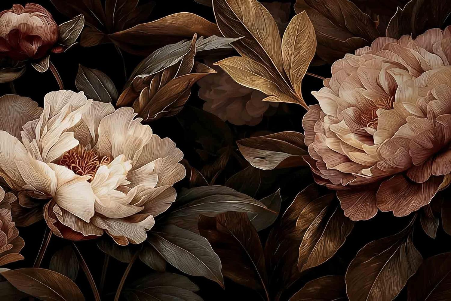 Tapeçaria Floral Elegante de P - Wall Scroll Tapestry avaliação e preço