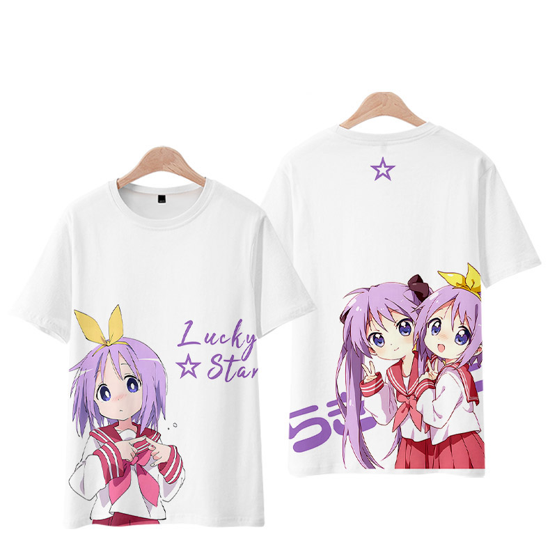 Camiseta Gráfica Lucky Star Iz - Anime Manga Merchandise avaliação e preço