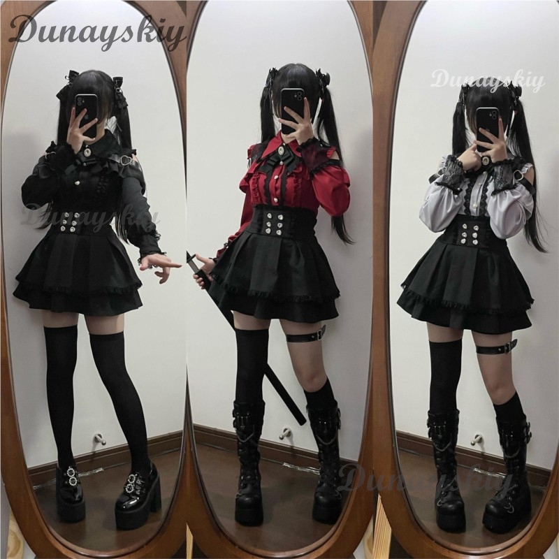 Jirai Kei Lolita Outfit Menina - Anime Merchandise For Women avaliação e preço