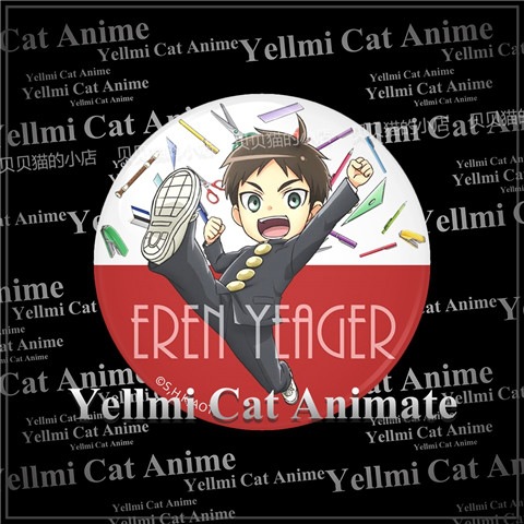 Crachá de Anime Attack on Tita - Anime Manga Merchandise avaliação e preço
