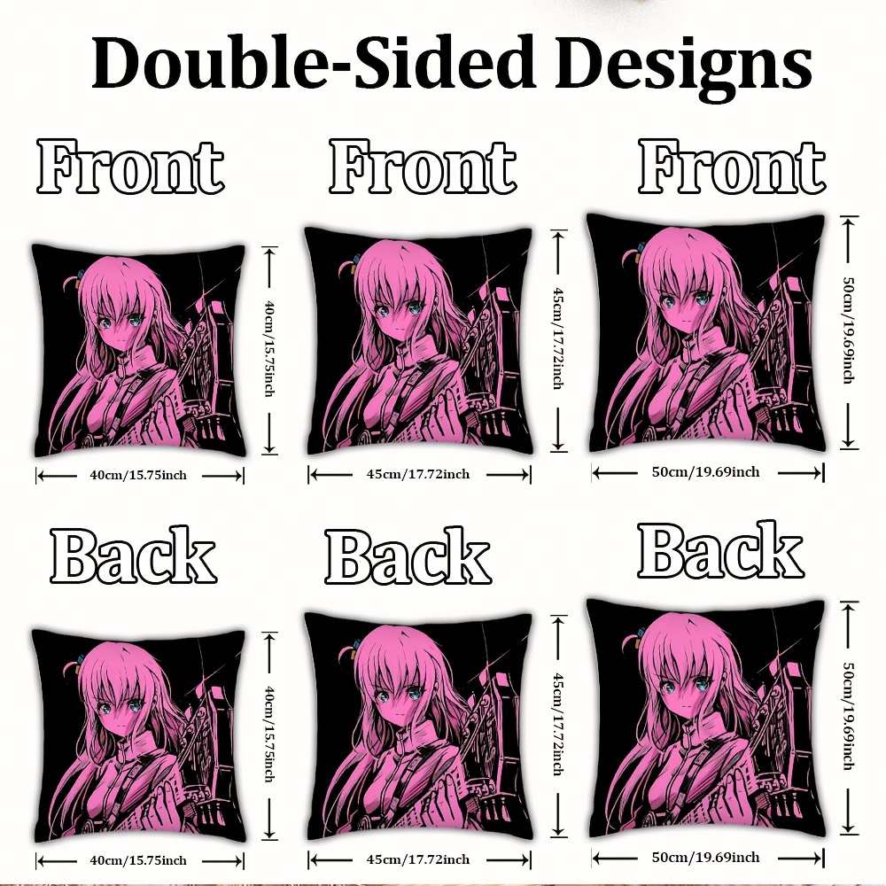 Capa de Almofada Quadrada 40x4 - Anime Manga Merchandise avaliação e preço