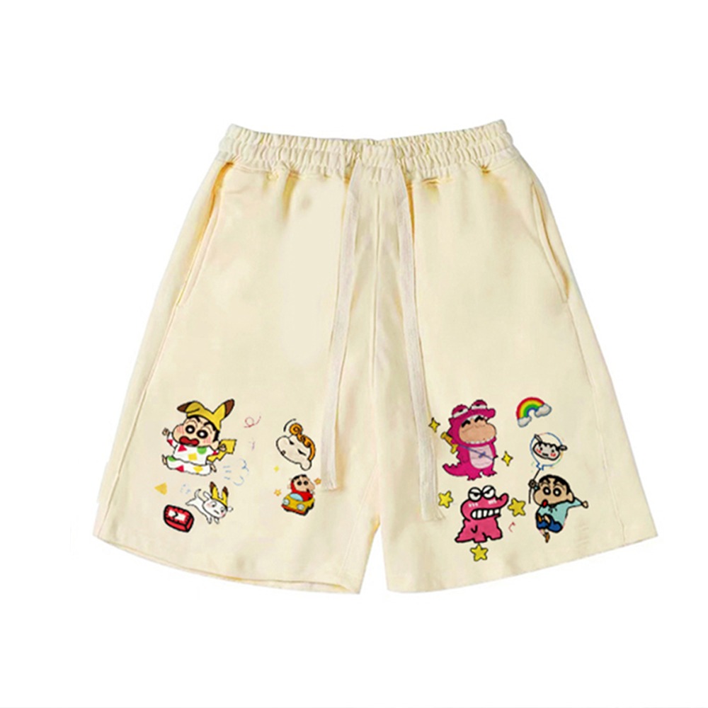 Novos shorts masculinos crayon - Anime Merchandise Shop avaliação e preço