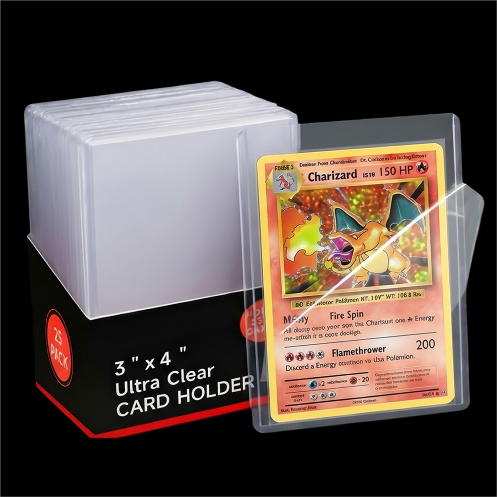 25-100 unidades de capas rígid - Collector Card Sleeve avaliação e preço